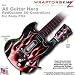 Metal Flames Red Skin by WraptorSkinz TM fits All Sony PS2 Guitar Hero SG Guitar Controllers (GUITAR NOT INCLUDED)