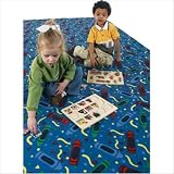 Educational Scribbles Kids Rug Size: 12' x 12'