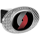 NBA Portland Trailblazers Metal Diamond Plate Trailer Hitch Cover