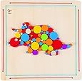 Hape - DIY Crafts - Triceratops Wooden Mosaic Wall Art Kit