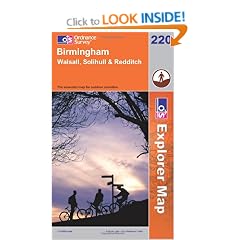 Birmingham, Walsall, Solihull and Redditch (OS Explorer Map)