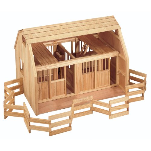 Childrens Toyshop  Toys : Maxim Large Stable with Corral