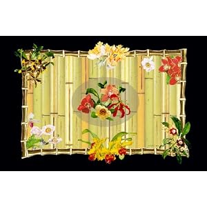 Dolce Mia Anna's Botanical Floral Placemat by