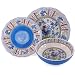 Kitchen & Housewares : Blue Rooster Italian Gallo Blu ~Le Cadeaux Melamine Dinnerware, PlaceSetting