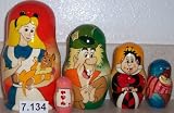 Alice in Wonderland Alicia Russian nesting doll #7.134