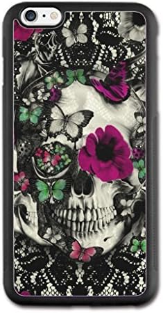 Generic High Quality Snap On Victorian Gothic Lace Skull Design Soft TPU Cellphone Case Back Skin Cover Protector For iPhone 6 Plus