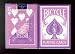 1 Deck Pink on Purple Classic Bicycle Logo Back Playing Cards