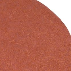 Floral Sprig Begonia Rug Rug Size: Round 4'