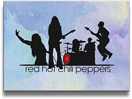 KTKY Fashion RHCP American Rock Band Art Photo Frame Home Office Bedroom LivingRoom Kitchen Canvas Wall Art