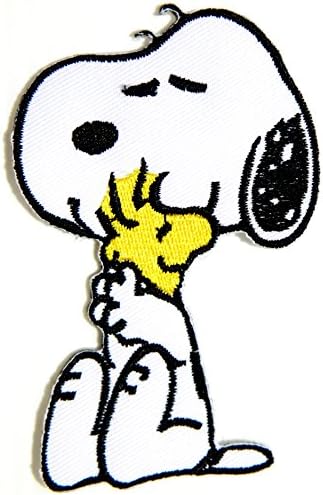 Snoopy and Woodstock Little Dog Comics Cartoon Logo Kid Baby Jacket T shirt Patch Sew Iron on Embroidered Symbol Badge Cloth Sign Costume By Prinya Shop