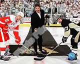 Mario Lemieux 2009 Cup Ceremonial Puck Drop 8x10
