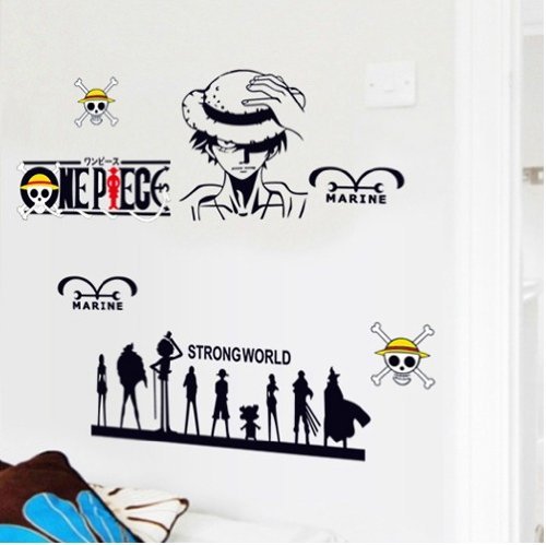 DIY Home Decor Art Removable Wall Stickers Anime One Piece Mural Decals #33 DIY Home Decor Art Removable Wall Stickers Anime One Piece Mural Decals #33