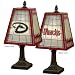 Arizona Diamondbacks 14-Inch Art Glass Lamp