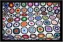 Colorful Burst Hand Crocheted Afghan