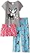 Sleep & Co Little Girls' Puppy 3 Piece Pajama Set