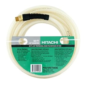 Hitachi 19408 50-Foot 3/8-Inch Polyurethane Air Hose