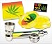 3-teiliges SET -  Tabakpfeife + Grinder + Siebe