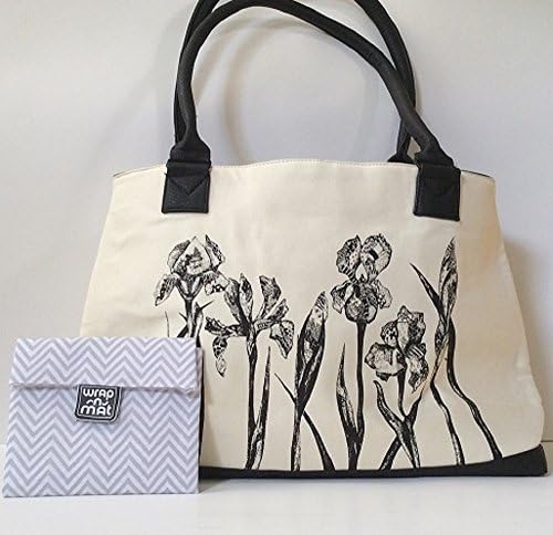Hidden Baby Iris Diaper Tote with Wrap-n-Mat Snack Wrap
