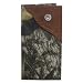 Mossy Oak Fabric Camo Secretary Wallet with Leather Corner - Collegiate Series