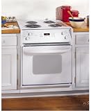 GE Appliances JMP31WCWW Profile 27in Drop-In Self-Cleaning Electric Range White