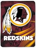 Washington Redskins Twin Raschel Mink Plush Blanket