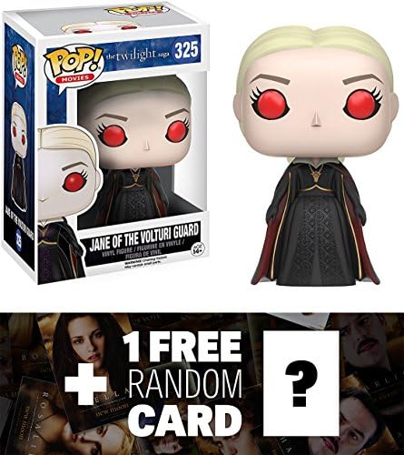 Jane of the Volturi Guard: Funko POP! x The Twilight Saga Vinyl Figure + 1 FREE Official Twilight Trading Card Bundle (095253)