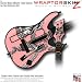 Chrome Skulls on Pink Skin fits Band Hero, Guitar Hero 5 & World Tour Guitars for Nintendo Wii (GUITAR NOT INCLUDED) by WraptorSkinz