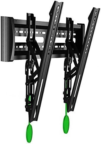 BW® Universal Tile TV Wall Mount Bracket for Most 32 - 47 inch LCD LED Plasma TV Flat Panel Screen with VESA 100 x 100mm to 400 x 400mm, 12 Degree Downward Tilt, Load Capacity 60lbs with Flush 1.4" Profile Includes Magnetic Bubble Level C2T