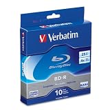 Verbatim 96769 25 GB 4x Blu-ray Single-Layer Recordable Disc BD-R , 10-Disc Spindle