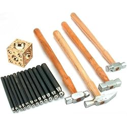 17 Jewelers Hammers Dapping Punches Block Doming Tools