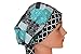 Surgical Scrub Hat Chemo Chef Nurse Vet Cap Pixie Teal Black Grey Aqua Blue