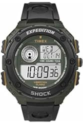 Timex Originals T49982 Mens Black Expedition Vibe Shock Chronograph Watch