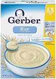 Discounts Gerber Rice Cereal, Single Grain, 8-Ounce (Pack of 6) by Gerber