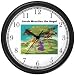 Jacob wrestles the Angel - Biblical or Bible Religious Themes Wall Clock by WatchBuddy Timepieces (Hunter Green Frame)