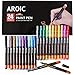 Acrylic Paint Pens for Rock Painting - Write On Anything! Paint pens for Rock, Wood, Metal, Plastic, Glass, Canvas, Ceramic and More! (24 Pack)