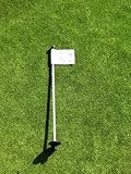 Golf - Putting Green - 30" Practice Green Marker w/ Easy Grab Knob - (1) WHITE Colored Flag Included