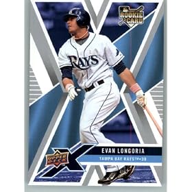 2008 Upper Deck X - UDX #94 Evan Longoria - Rays (RC Rookie Card) (Baseball Cards)