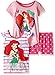 Disney Girls' 3 Piece Little Mermaid Short Set