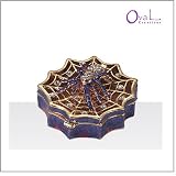 Jewelry Trinket Box with Crystal - Spider Design