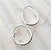 Ultra Small HOOP Earrings, 8mm,sterling silver,endless hoops,nose,cartilage,ears,lips