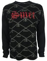Smet by Christian Audigier Mens Longsleeve Chain Dragon Black
