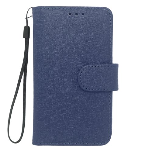 HJ POWER[TM] BLU Dash JR 4.0 Fitted Leather PU WALLET POUCH Case Cover + [Free HJ POWER Stylus]Blue
