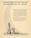 1930 Ad Stone Webster Engineering Construction Building - Original Print Ad