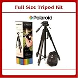 Polaroid 72″ Photo / Video ProPod Tripod For Canon VIXIA HF G10 (HFG10) Includes Deluxe Tripod Carrying Case + Additional Quick Release Plate For Digital Cameras & Camcorders
