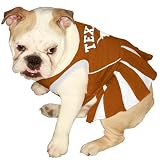 Pets First NCAA University of Texas Longhorns Cheerleader Dog Outfit, Medium Picture