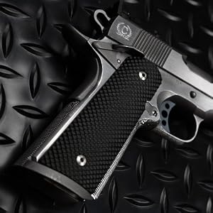 1911 PX 0.295\” Pistol Grips (Golf Ball Dimple Pattern, Semi-Gloss)
