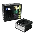 CiT 650W Power Supply Unit with PSU and Dual 12V Rails - Black Edition