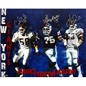 Carl Banks, Harry Carson & George Martin Triple Signed NY Giants Defense Collage 16x20 Photograph