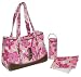Search Our Specialty Mall : Weekender Diaper Bag in Flower Power Pink
