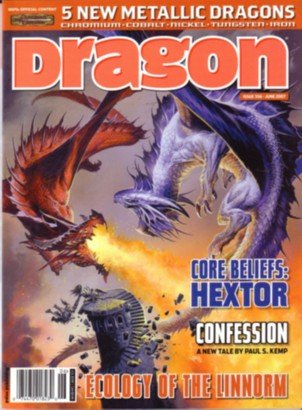 Dragon Magazine #356 Metallic Dragons